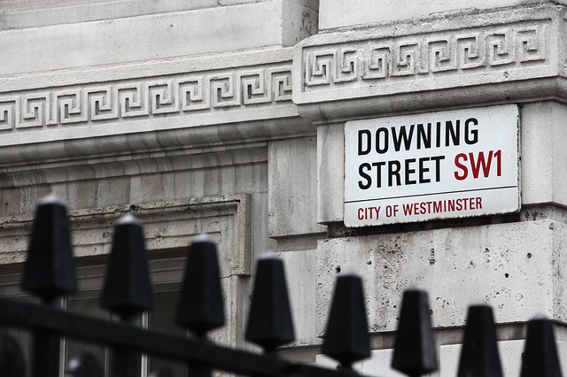 Picture of Downing Street sign