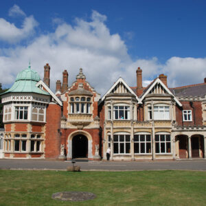 Bletchley Park Mansion in Buckinghamshire was the main base for Allied code breaking during World War II.