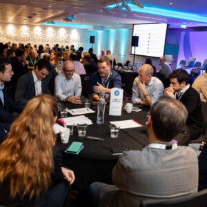Data leaders in discussion at a DataIQ roundtable. 