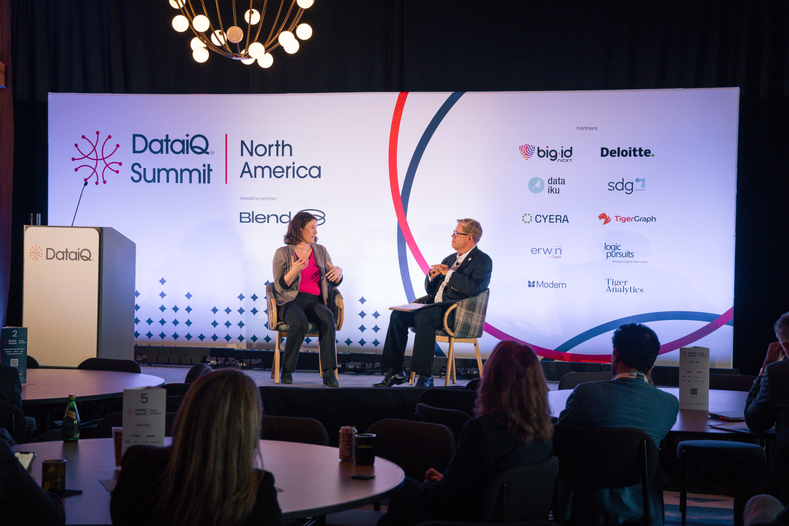 Randy Bean hosting at the 2025 DataIQ North America Summit