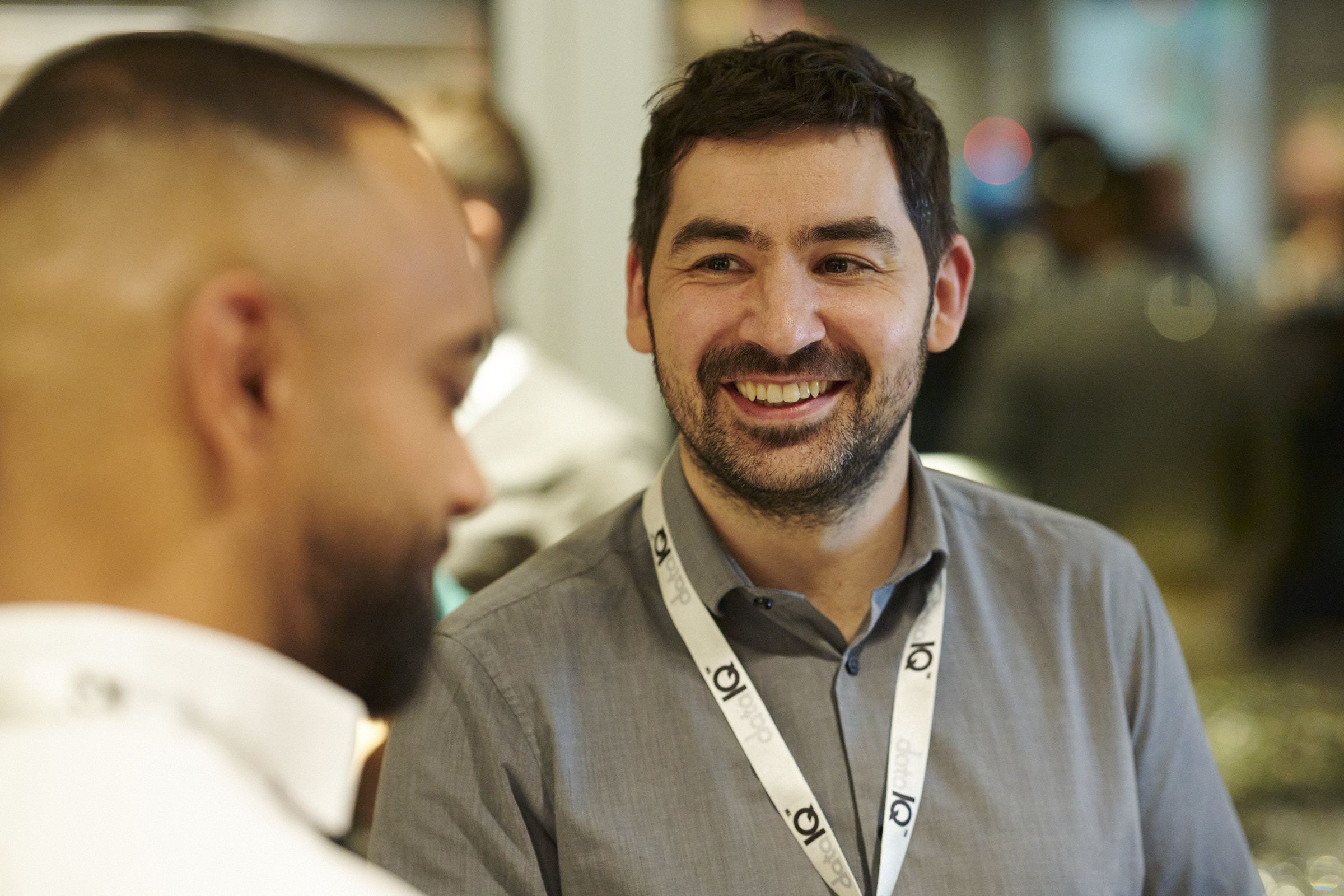 Smiling AFL attendees