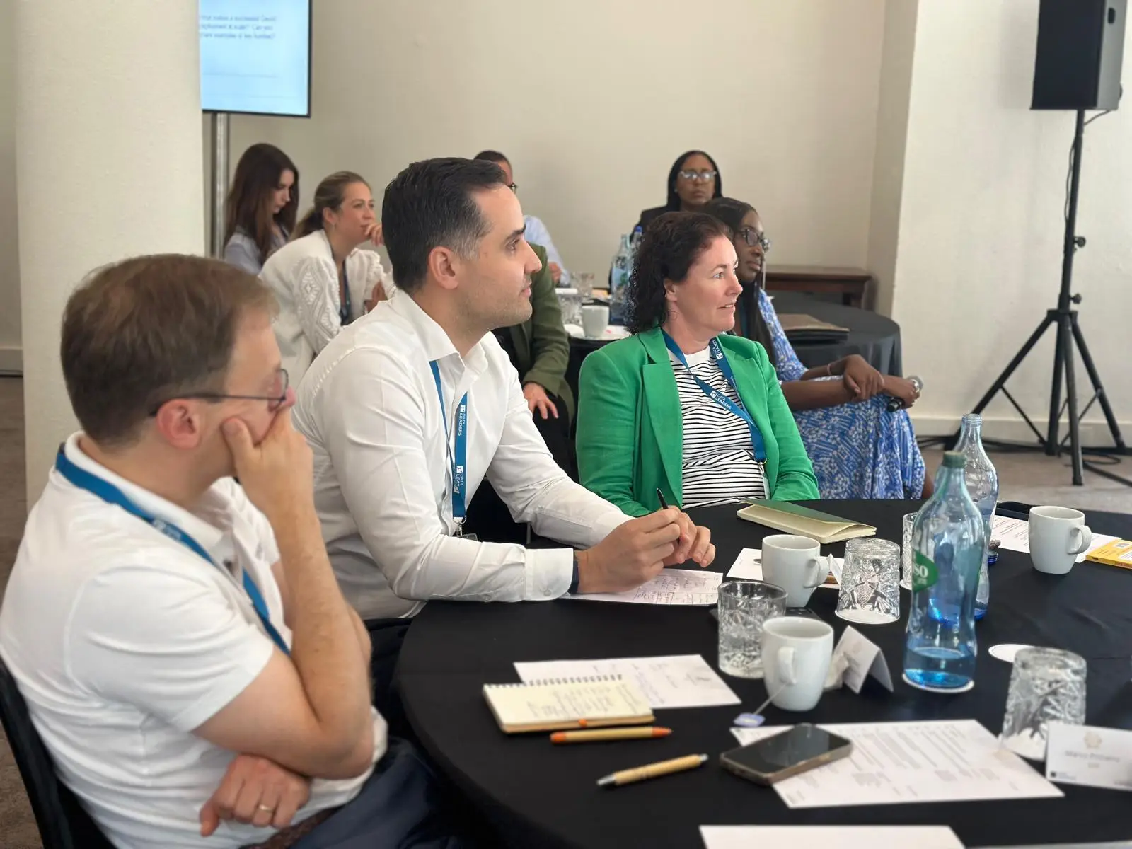 Senior Data and AI leaders at Guild 2024 in Lisbon Portugal. Small group.