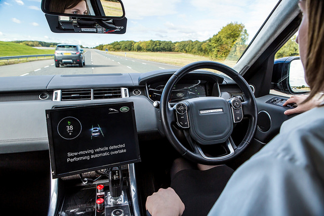 autonomous car inside