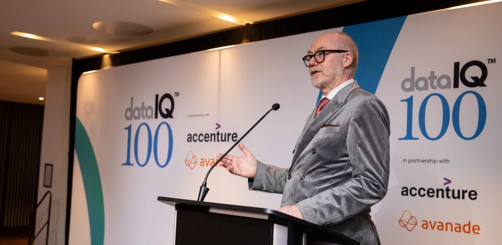 David Reed, DataIQ's Chief Knowledge Officer and Evangelist, hosting the 2024 DataIQ 100 and discussing generative AI.
