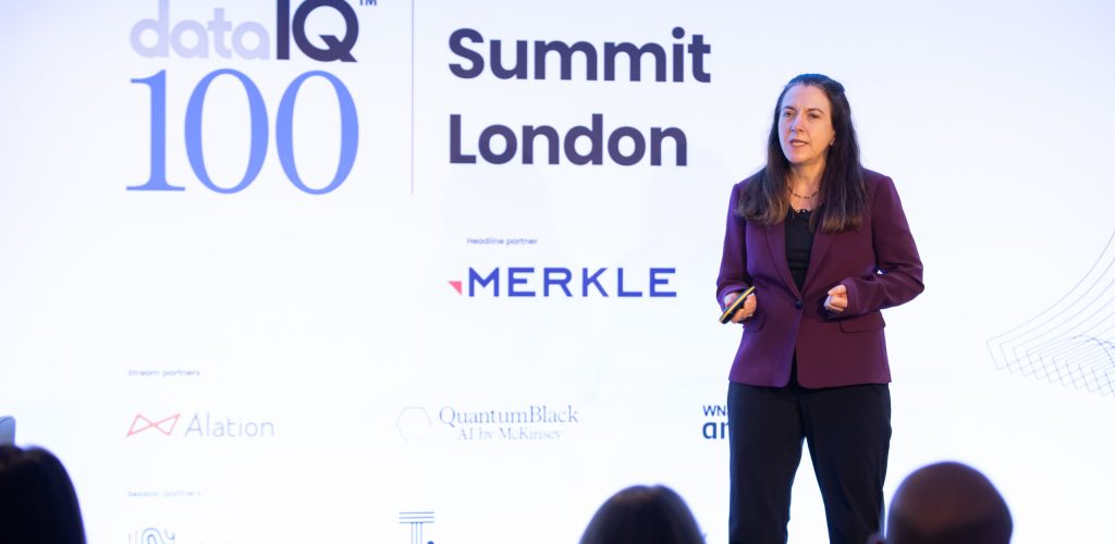 Lauren Sager Weinsten, Chief Data Officer at Transport for London (TfL), spoke at the DataIQ 100 Summit.
