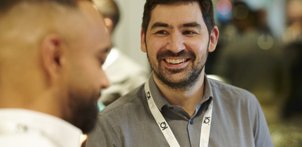Smiling AFL attendees