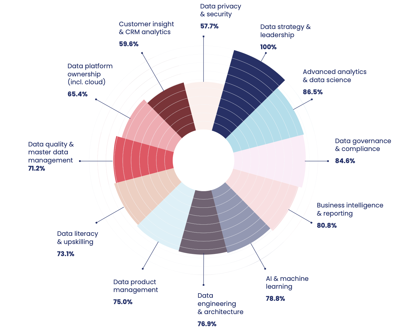 Core areas of responsibility mentioned by CDOs