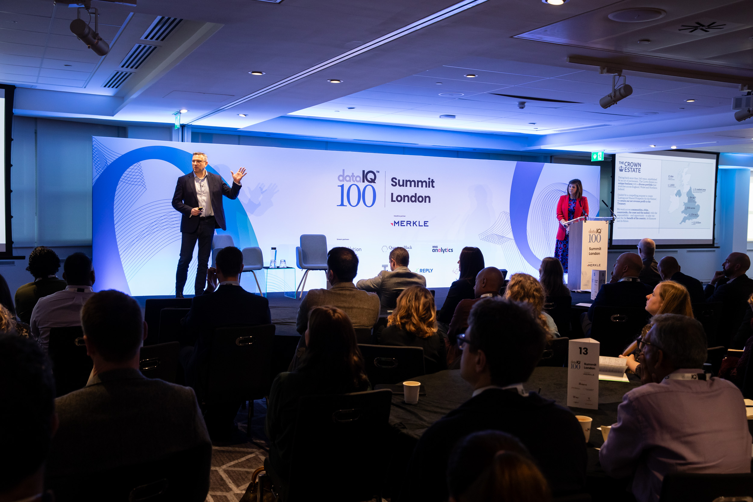 James Morgan, Chief Data Officer, and Michelle Moore, Technical and Spatial Planning Director, The Crown Estate.
