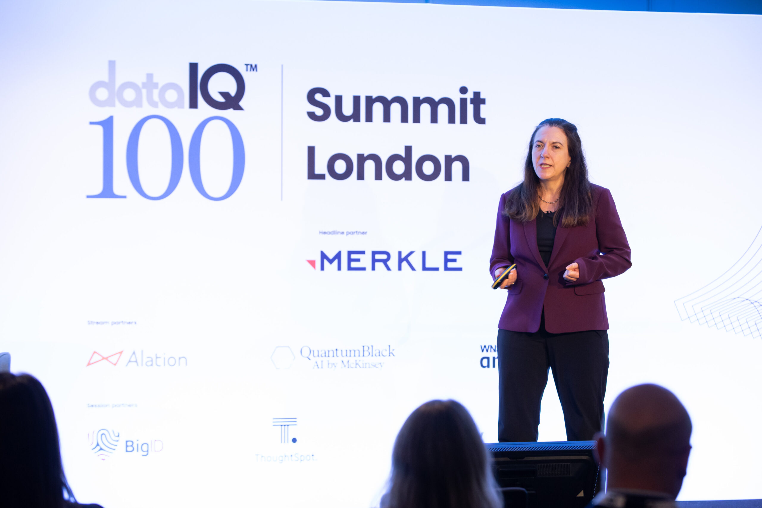 Lauren Sager Weinsten, Chief Data Officer at Transport for London (TfL), spoke at the DataIQ 100 Summit.