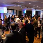 A busy room at the DataIQ 100 Reveal in 2024