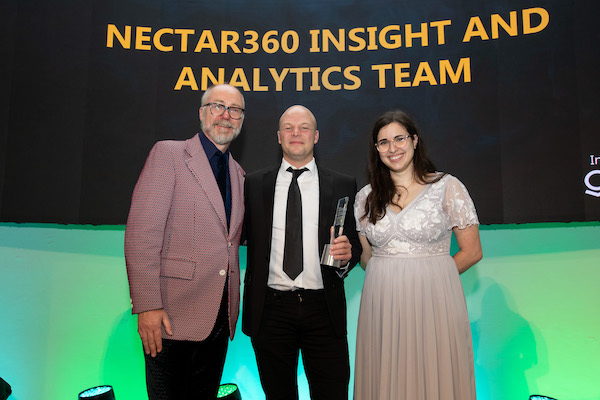 DataIQ Awards 2021 winner - Best place to work in data (Data Enablers): Nectar360 insight and analytics team
