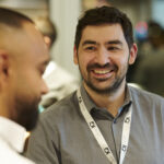 Smiling AFL attendees