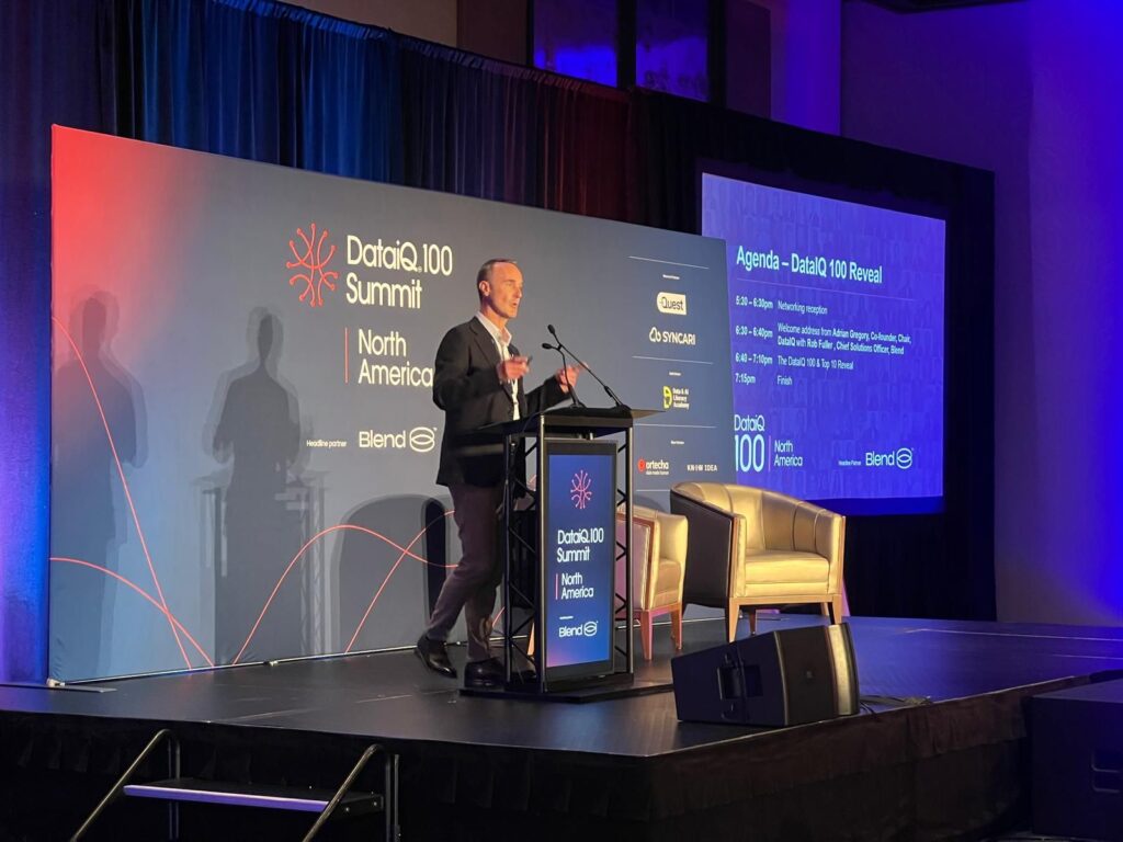 Paul on stage at Nashville Summit 2026 where decisions, agentic AI, and leadership were discussed