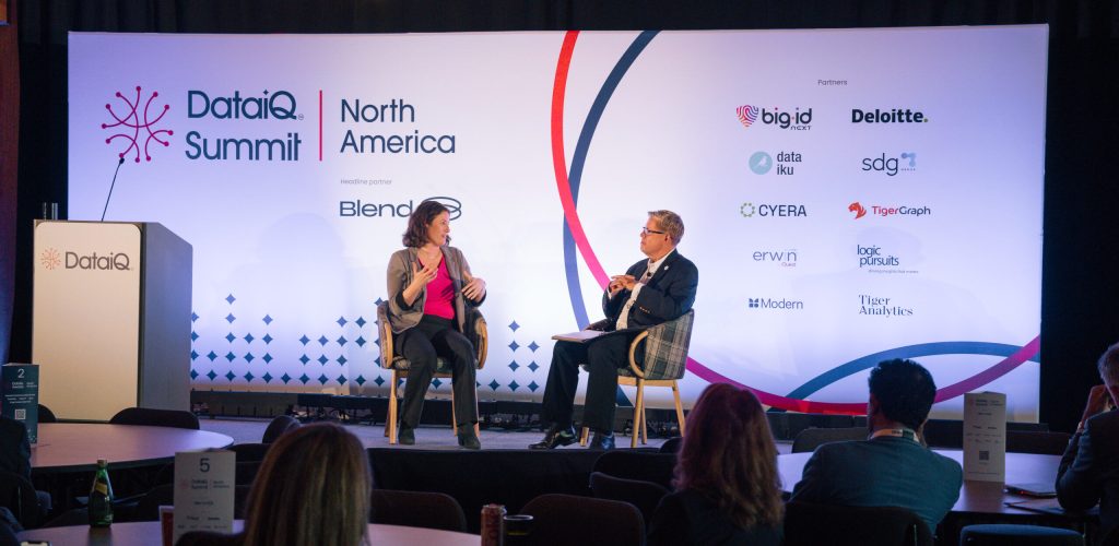 Randy Bean hosting at the 2025 DataIQ North America Summit